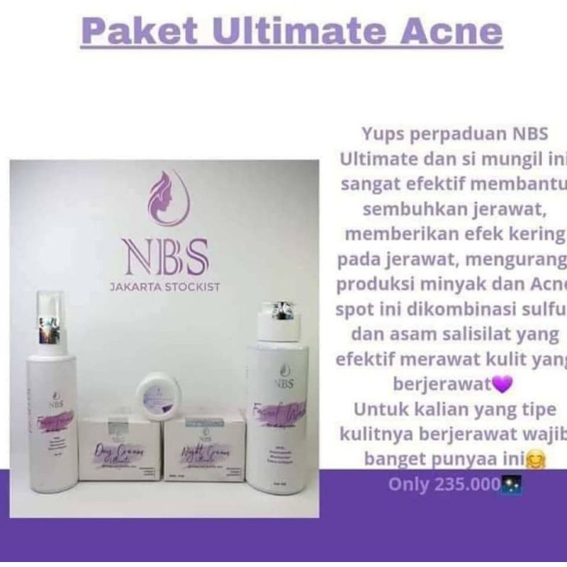 Paket NBS Ultimate Acne Spot