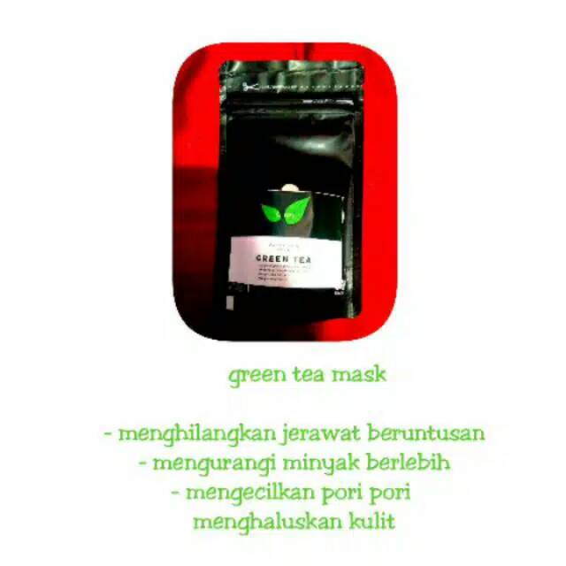 Masker organik Greentea