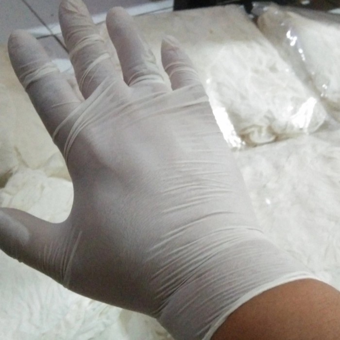 Diskon sarung tangan sun gloves latex - Putih M Diskon