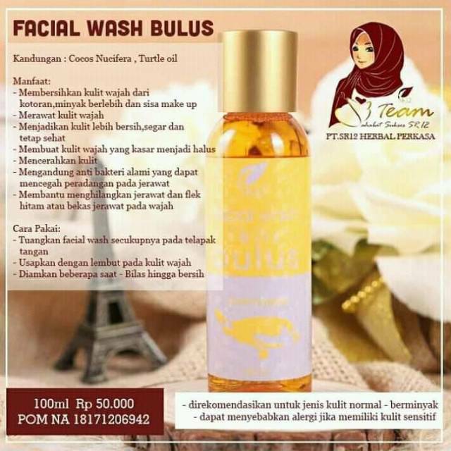 Facial Wash bulus SR12