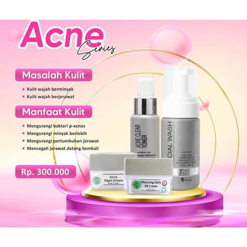 Paket Acne Ms Glow