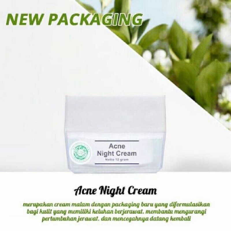 acne night cream