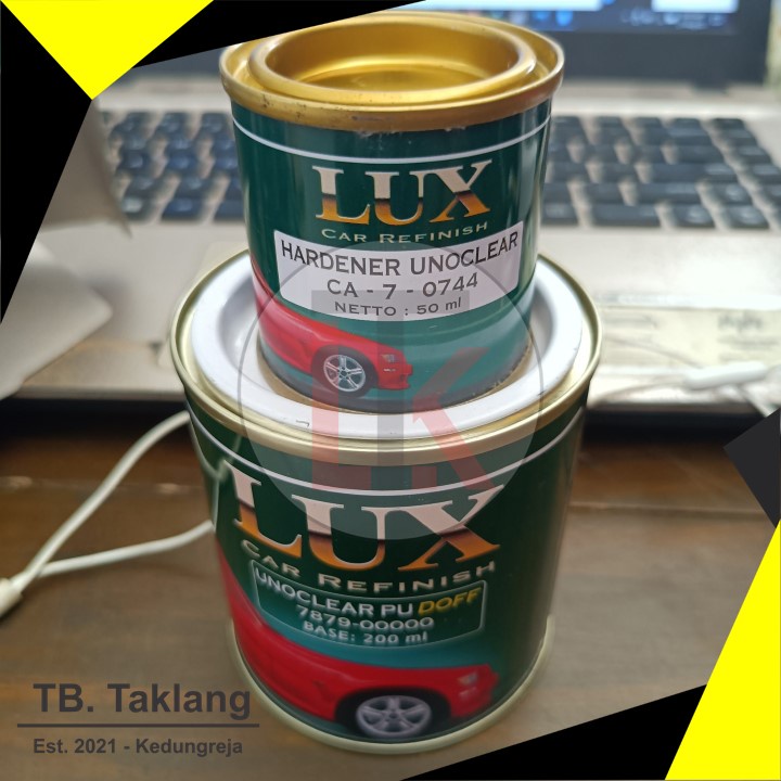Lux Unoclear PU Clear Doff 250 mL/Set