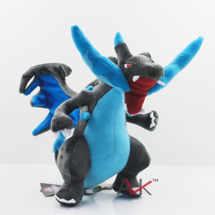 006 Boneka Mega Charizard X 30cm Boneka Pokemon
