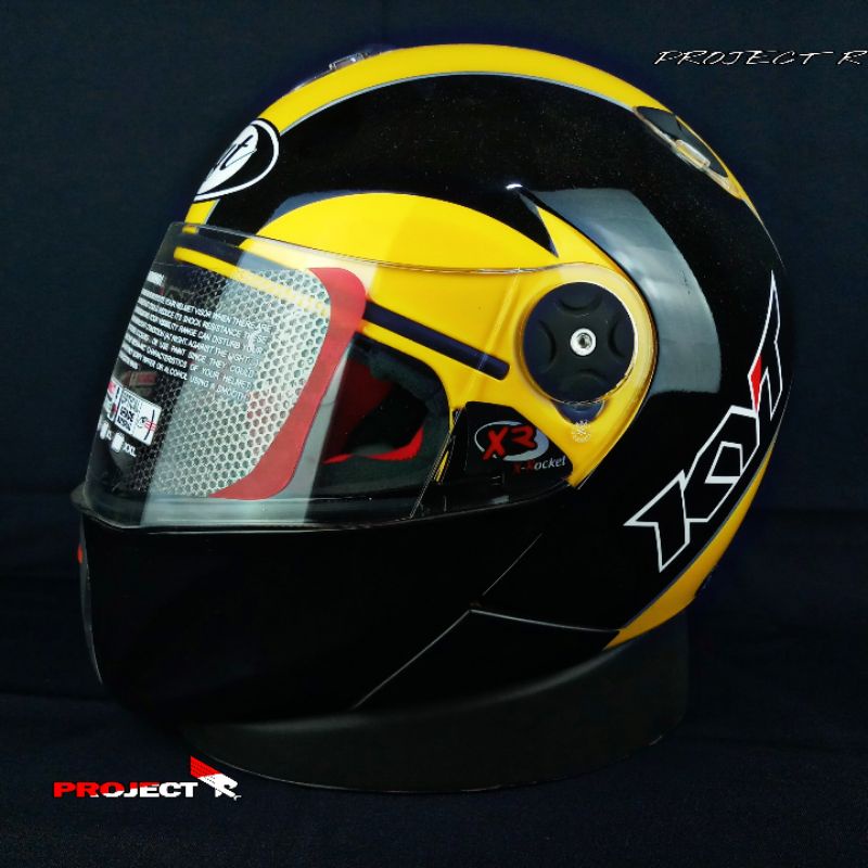 KYT X ROCKET BLACK YELLOW