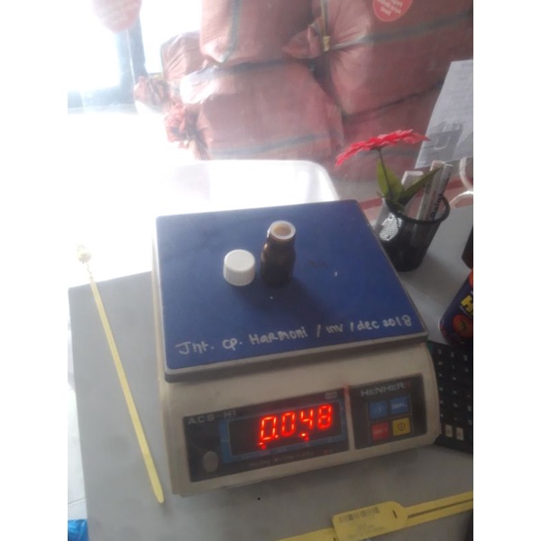 Botol kaca 30ml dgn 2 tutup