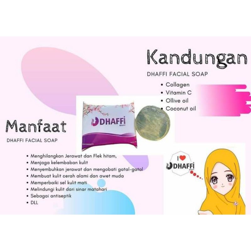 DHAFFI COLLAGEN SOAP (3pcs)