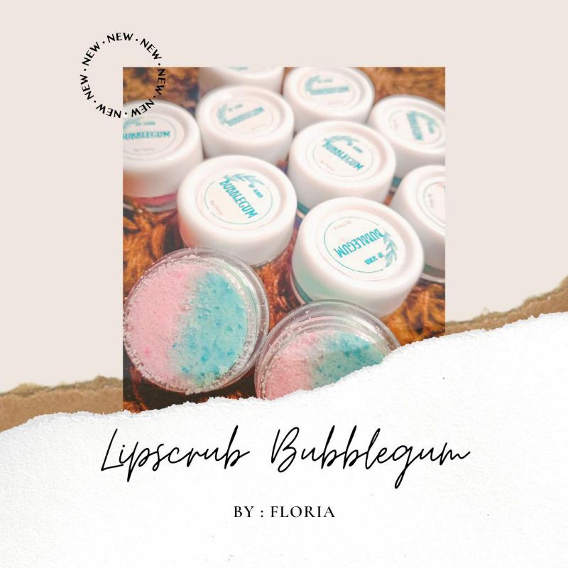 lip scrub bubblegum by.floria