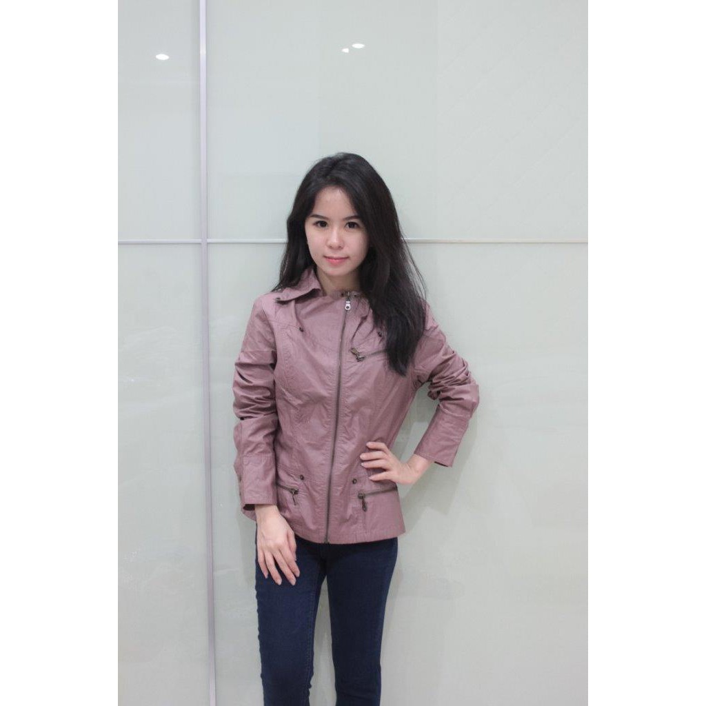 Leather jacket ungu