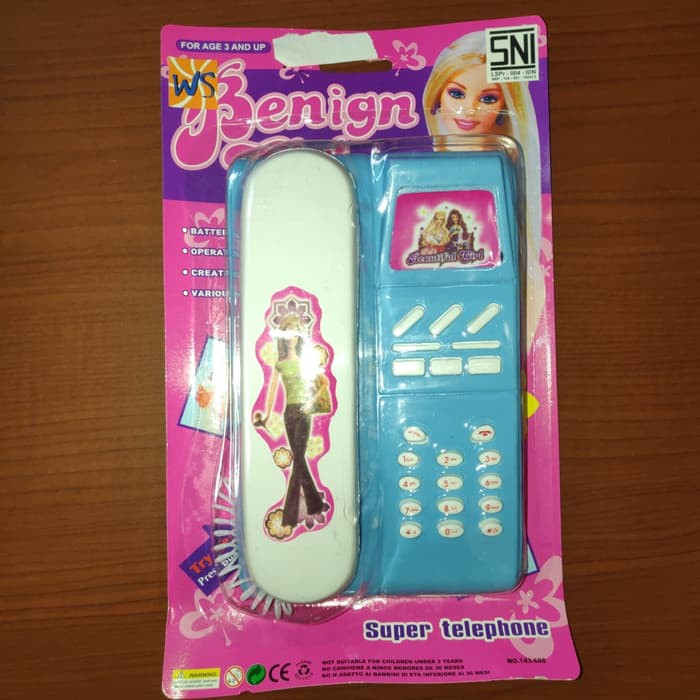 mainan telepon barbie