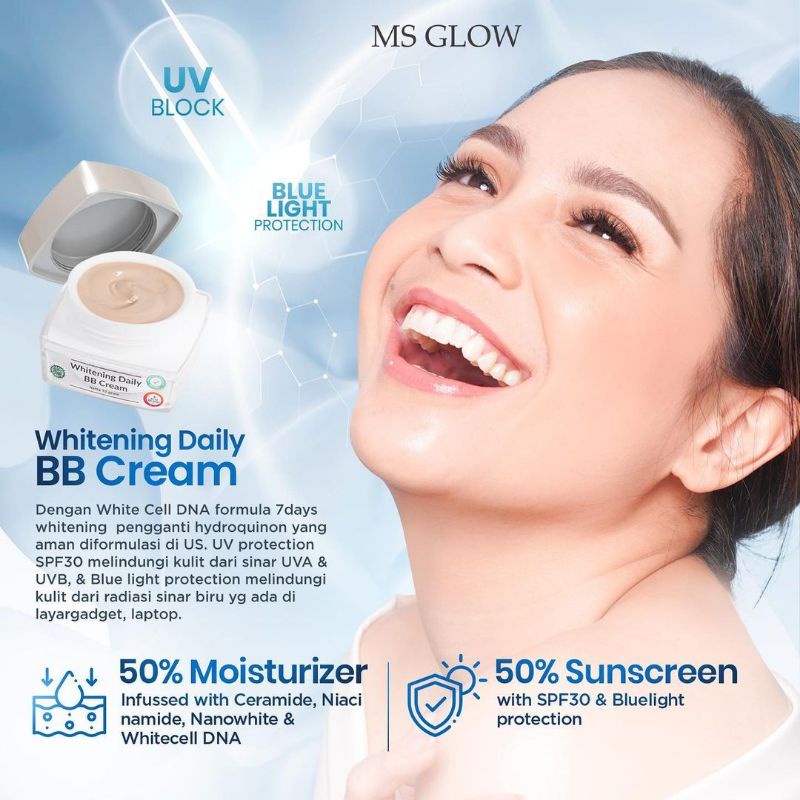 MS GLOW BB CREAM ORIGINAL 100%