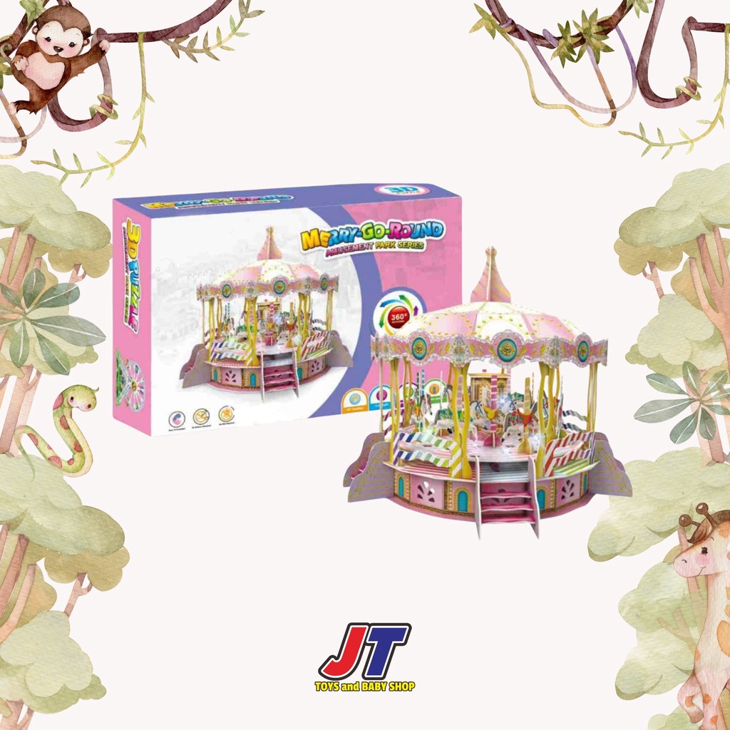 Puzzle 3D Merry Go Round