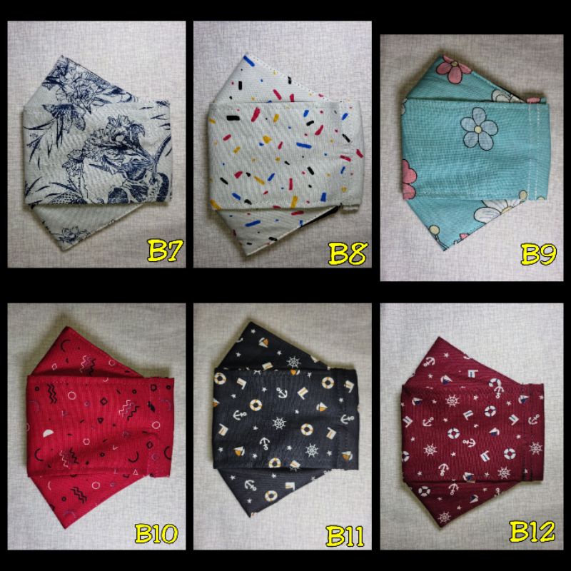 Masker 3D cantol/hijab