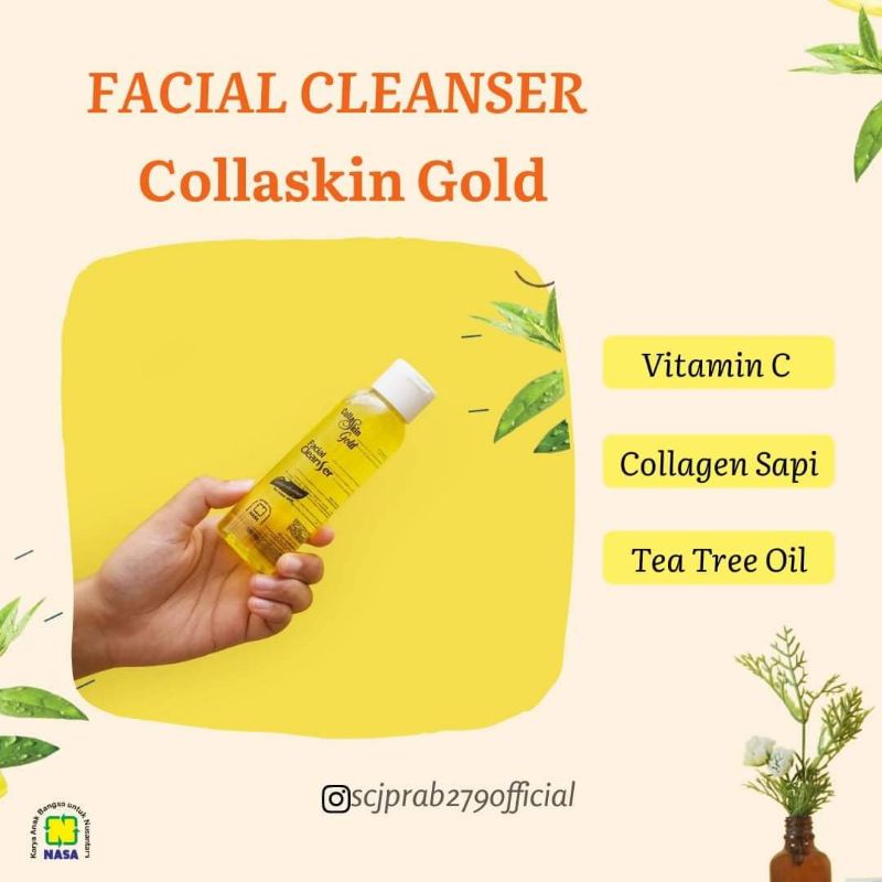 facial cleanser collaskin gold nasa