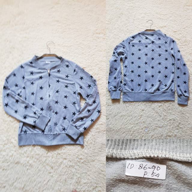 Preloved jaket abu
