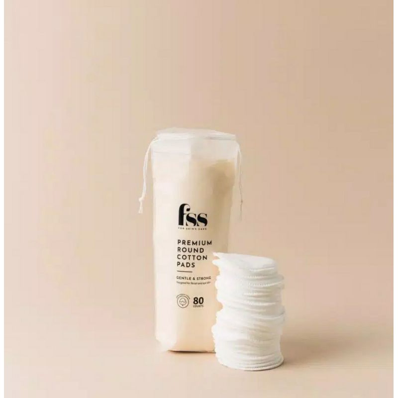 Fss Premium Round Cotton Pads 80 counts