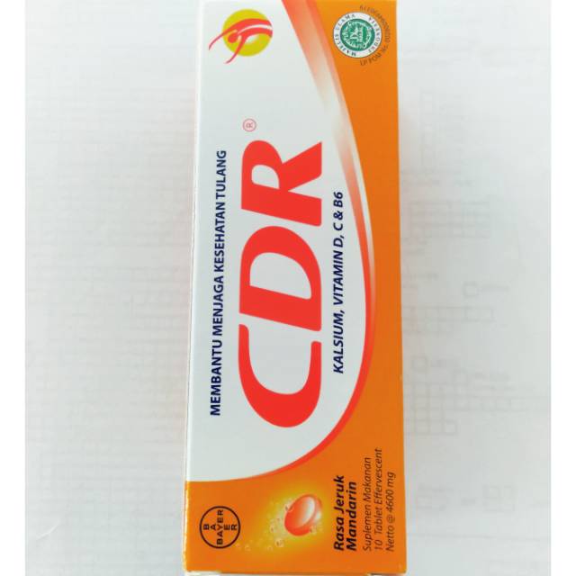 CDR EFFERVESCENT ISI 10 TAB