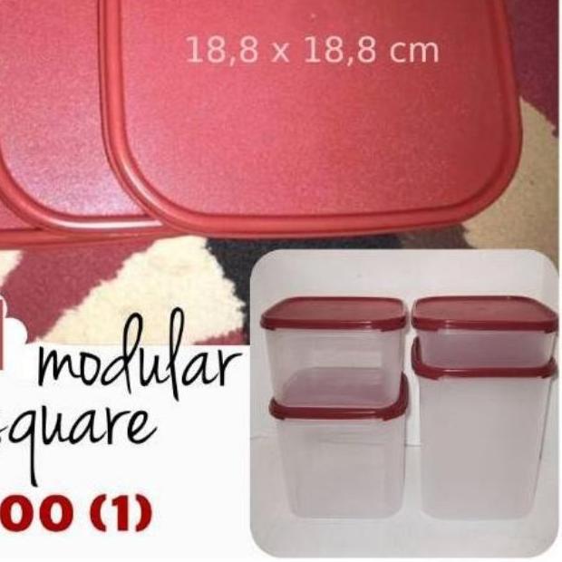 ☂ seal tupperware /seal modular mates square ☇