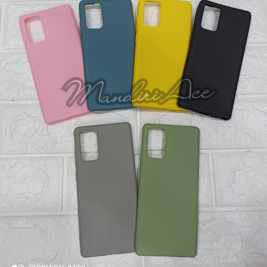 SIX CANDY SAMSUNG NOTE 20 SOFTCASE WARNA POLOS CASE