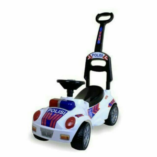 Mobil dorong polisi