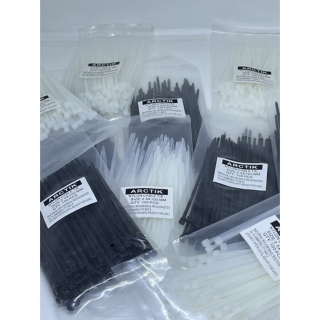 kabel ties kabel tis 10cm 100pcs