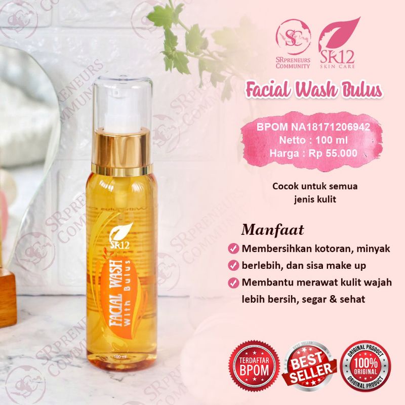 FACIAL WASH BULUS SR12