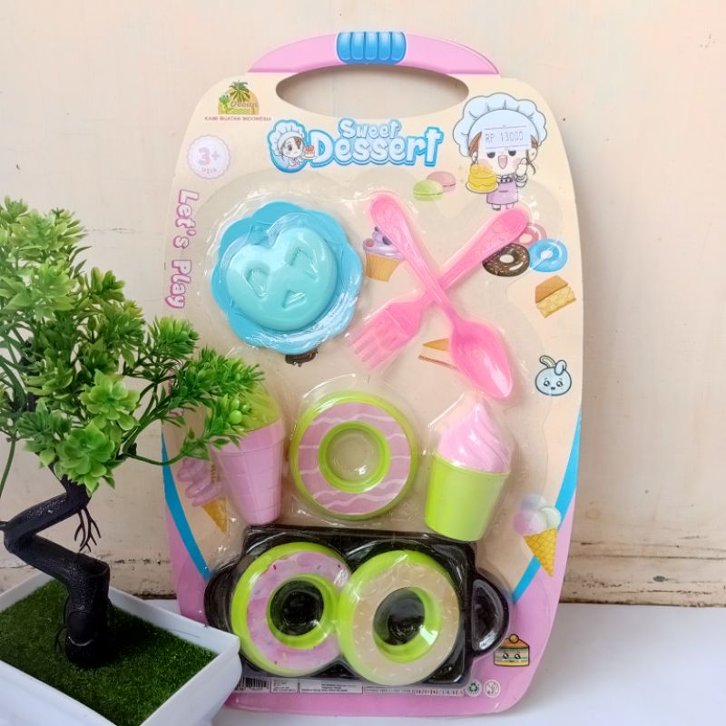 mainan donat dessert