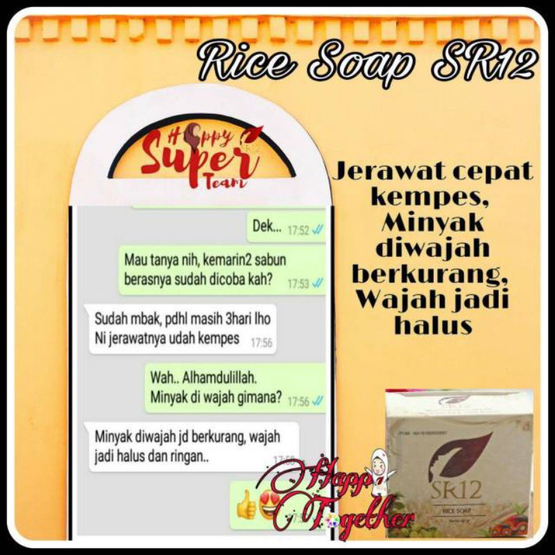 Rice soap