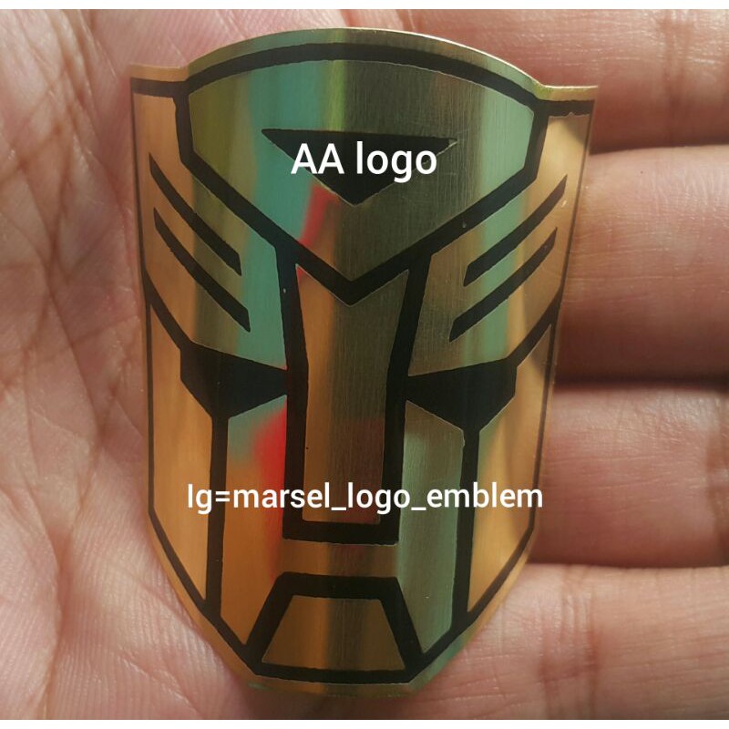 emblem   sepeda transformers+double  tape