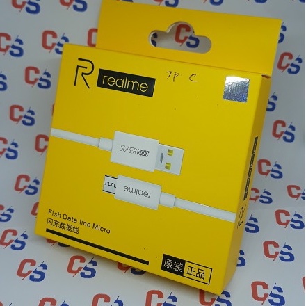 Kabel Data Realme C1 C2 Super VOOC Micro usb Flash Charging Data Cable