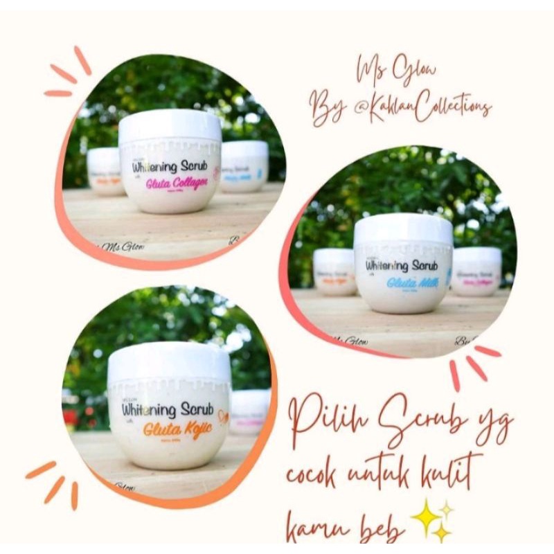 whitening scrub msglow