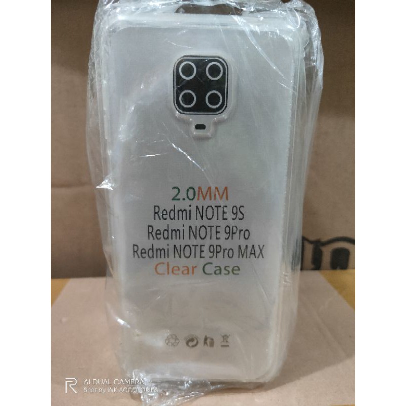 softcase bening clear case silikon casing transparan redmi note 9pro