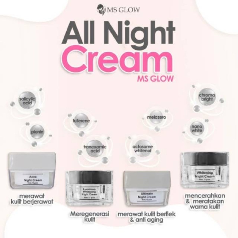 NIGHT CREAM MS GLOW
