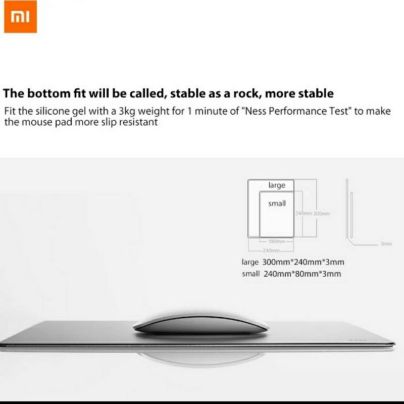 Xiaomi Metal Mouse Pad-S