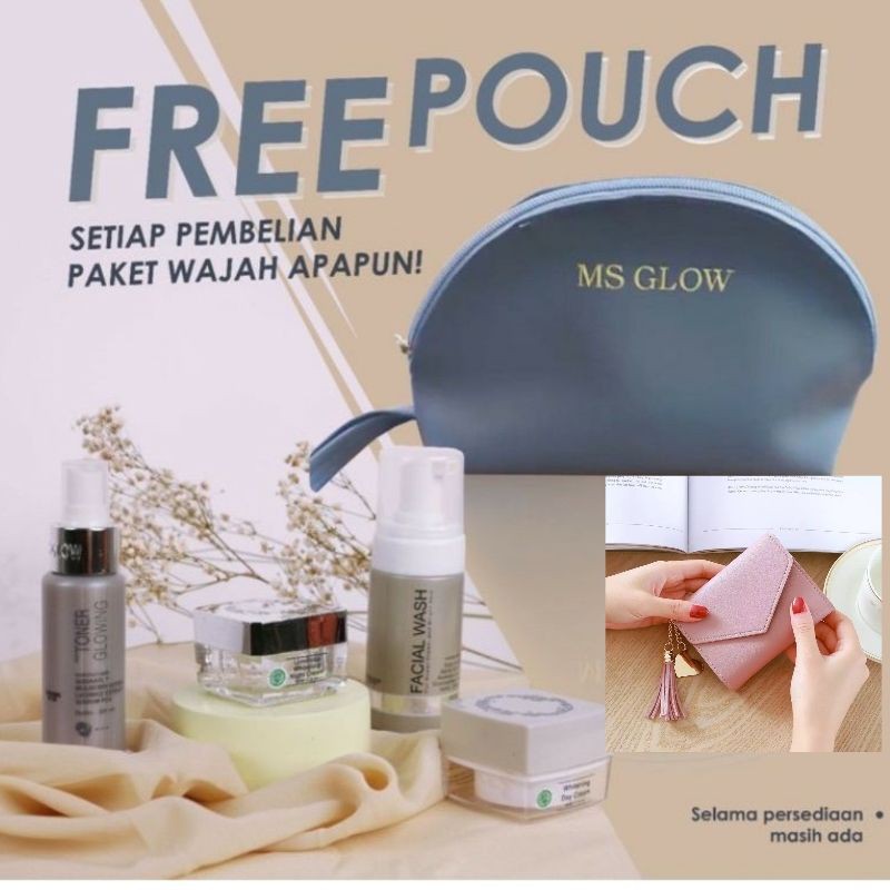 paket basic Ms glow free pouch