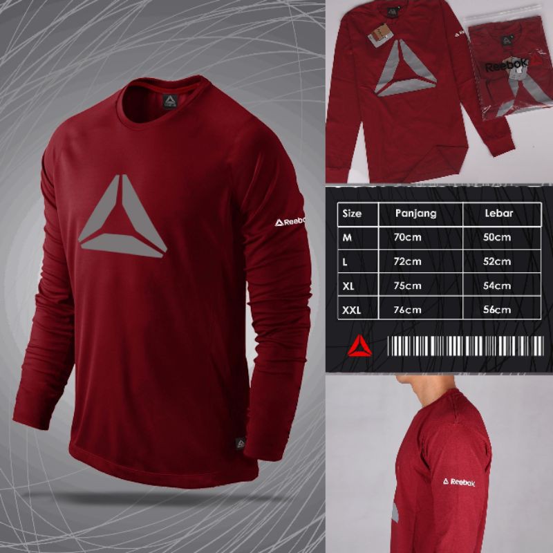 LONGSLEEVE REEBOK DELTA (MAROON)