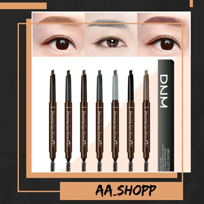 DNM Eyebrow Automatic/Pensil Alis Putar Waterproof