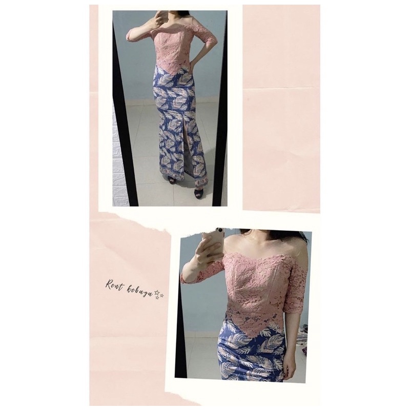 kebaya pink