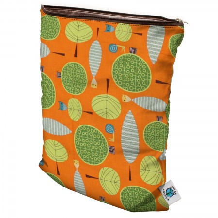Planet Wise Wet Bag Orange Woods