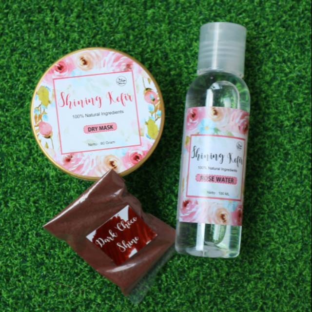 Paket Dry Mask Dark Choco Shine