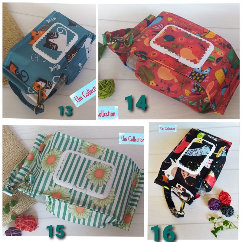 Pouch 3 in 1 waterproof handmade