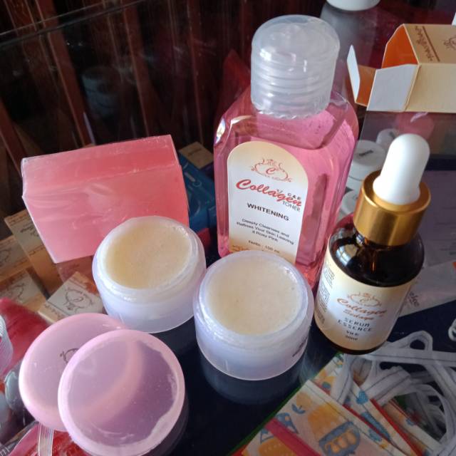 1 paket collagen malam+malam