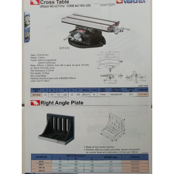 vertex angle plate vr-8