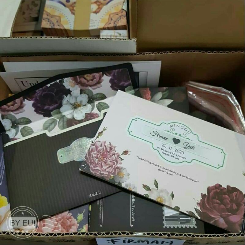 undangan vintage simple