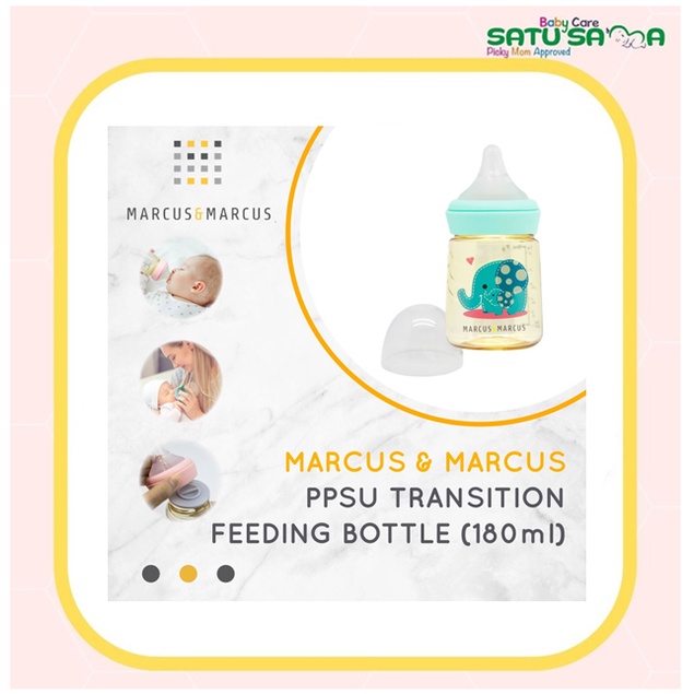 M&M PPSU TRANSITION FEEDING BOTTLE