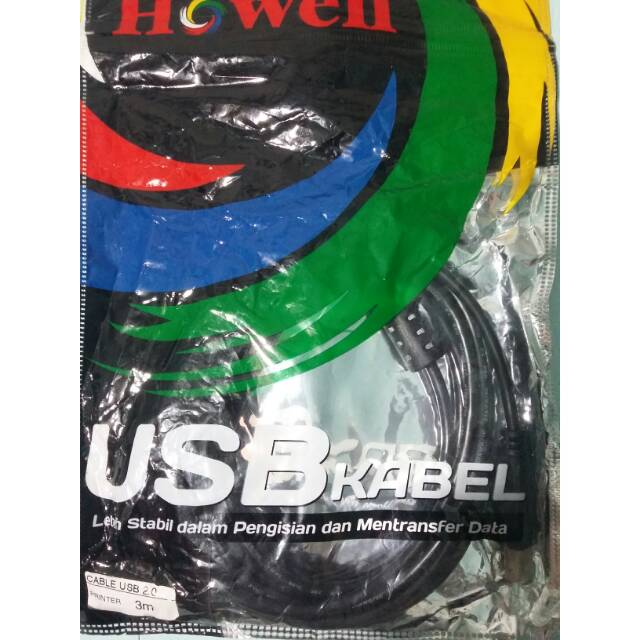KABEL USB PRINTER 3M HOWELL