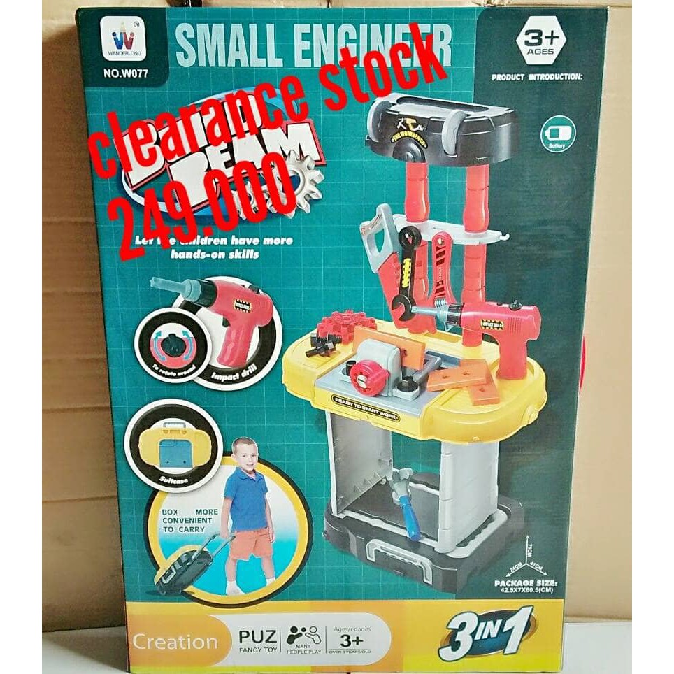 Mainan Edukasi Small Engineer  build beam 3