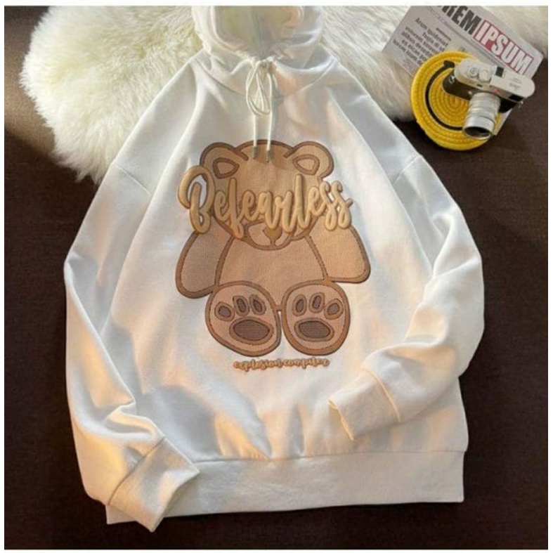 Model Baru Produk Cewe Bear Belearless Sweater