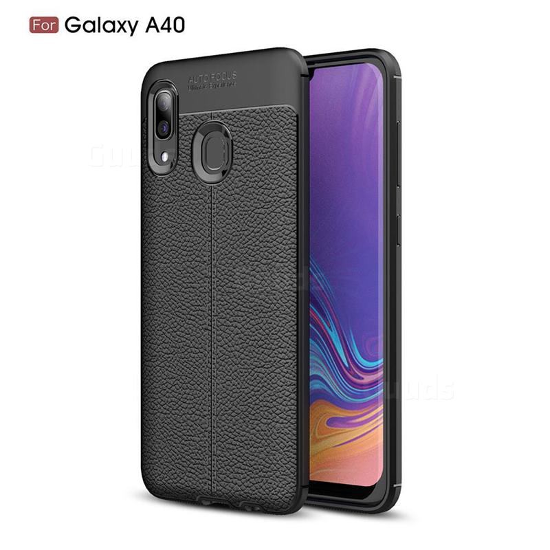 Case Softcase Leather Autofocus Samsung Galaxy A40