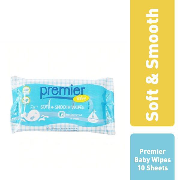 Premier Baby Wipes - 10sheets